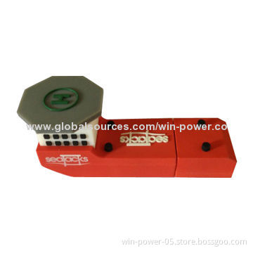Cartoon USB Flash Drive in Ship Shape, Customized Design and Logo Welcomed, 1-128GB Full Capacity